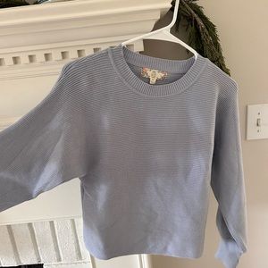 Fitted periwinkle sweater🩵